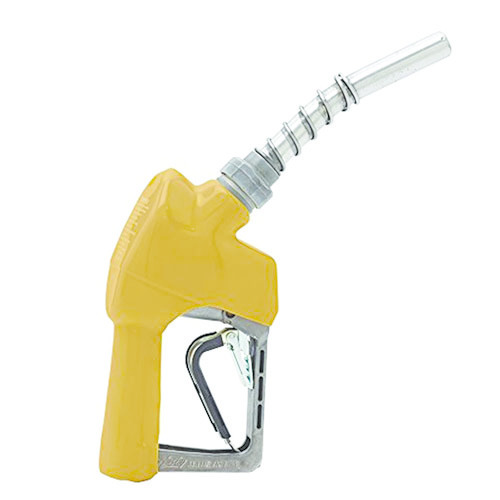 Husky XS 159504-08 3/4 inch Unleaded Automatic Shut-Off Nozzle - Comes with Three Position Hold Open Clip - Gold