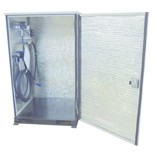 DEF Drum Enclosure with Internal Dispensing