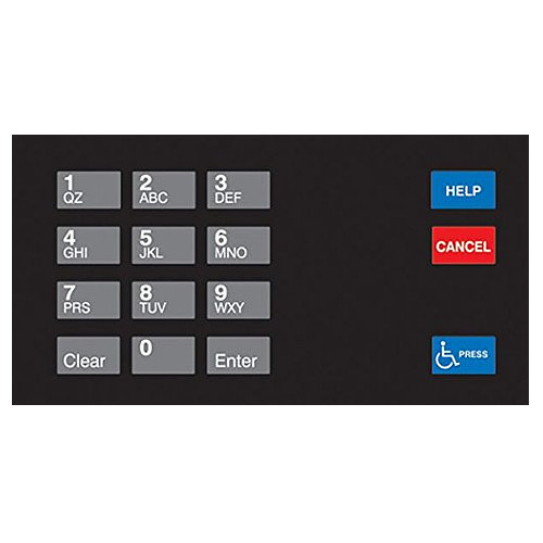 Gilbarco Eu03004g010 Encore CRIND Keypad Overlay for sale online 