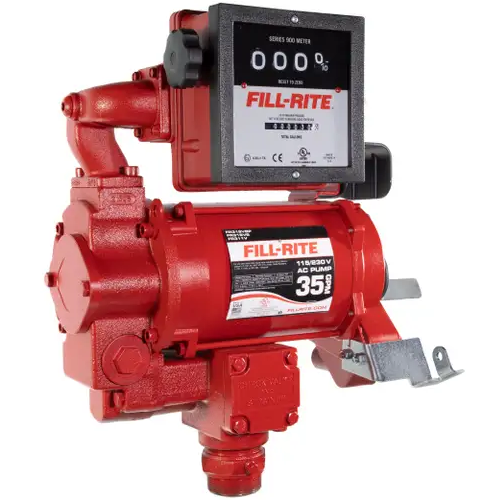 Fill-Rite Model FR311VN 115/230V High Flow AC Pump with Meter