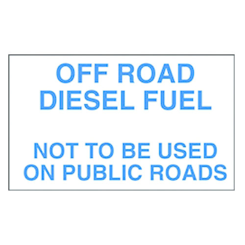 Off Road Diesel Decal 10 inch width x 6 inch height