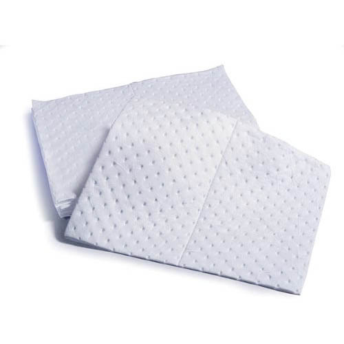 Oil Absorbent Mat 15 inch x 18 inch with 22 Gal/Absorption - Single Sheet