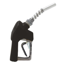 Husky XS 159503-04 3/4 inch Light Duty Diesel Nozzle with Three Position Hold Open Clip - Black