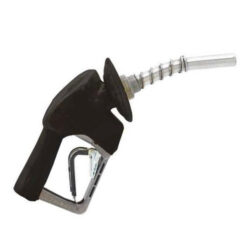 Husky 159561-04 XS Light Duty Pressure Activated Diesel Nozzle with 3-Notch Hold Open Clip, Full Grip Guard, 1808 Waffle Splash Guard and Flo-Equalizer