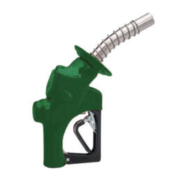 Husky VIIIS 177610-03 1 inch Heavy Duty Diesel Nozzle with Three Position Hold Open Clip and Waffle Splash Guard - Green