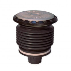 OPW 1C-2100-DEVR Threaded, Five-Gallon, Fill/Spill Containment Manhole Duratuff II Base with Cast Iron Cover and Drain Valve