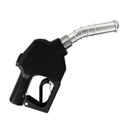 OPW 7HB-0400 1 inch Pressurized High Flow Nozzle with Spout Ring - Black